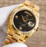 Swiss Copy Rolex Day-Date President Yellow Gold Onyx Face Watch 36mm_th.jpg
